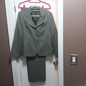 Olive green pantsuit